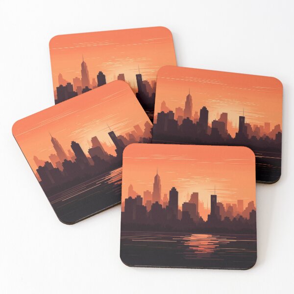 Item preview, City Skyline Sunset designed and sold by Offsite.