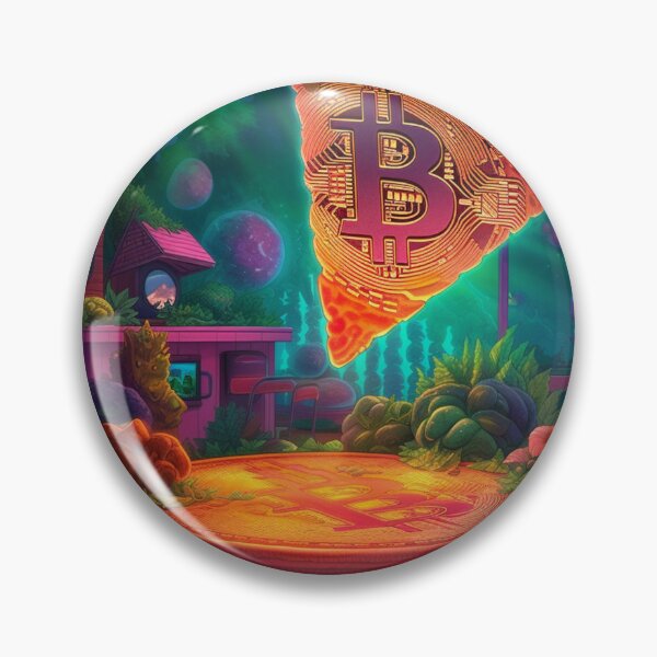 Item preview, Slices of Bitcoin: Celebrating Pizza Day designed and sold by Exponential TOM.