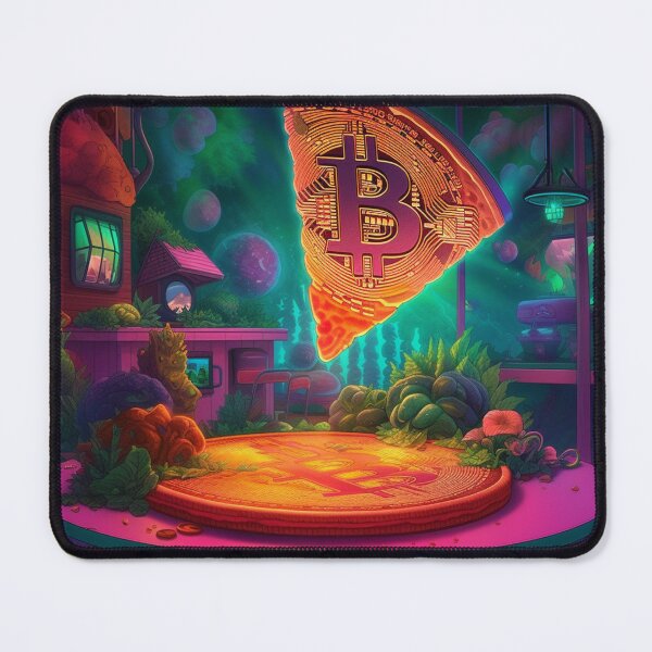 Item preview, Slices of Bitcoin: Celebrating Pizza Day designed and sold by Exponential TOM.