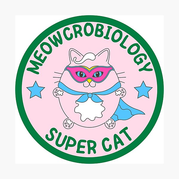 Item preview, Meowcrobiology-Super Cat designed and sold by Harsh  Katariya.