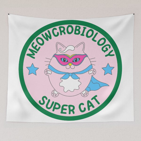 Item preview, Meowcrobiology-Super Cat designed and sold by Harsh  Katariya.