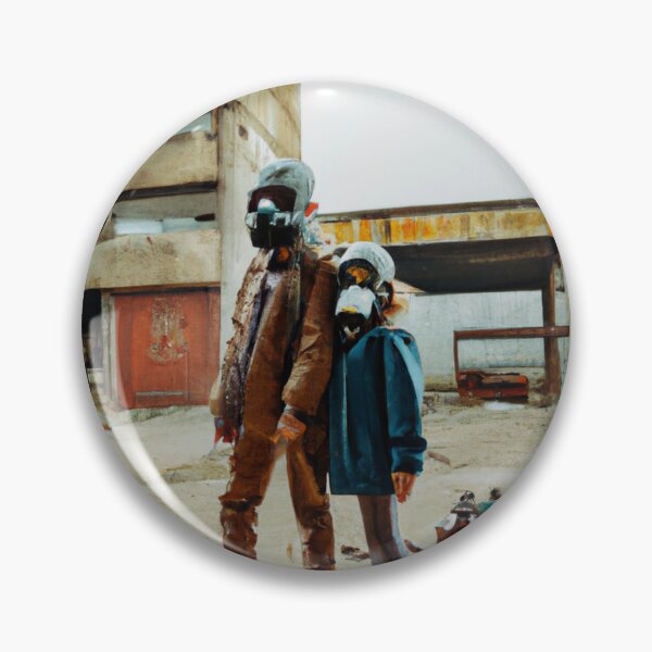 Item preview, post-apocalyptic design made with artificial intelligence designed and sold by BlackLigth.