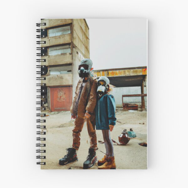 Item preview, post-apocalyptic design made with artificial intelligence designed and sold by BlackLigth.