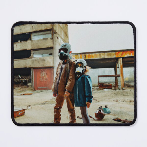 Item preview, post-apocalyptic design made with artificial intelligence designed and sold by BlackLigth.
