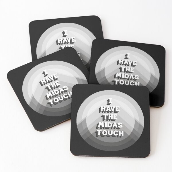 Item preview, Black and White Art Wealth Affirmation, I have the Midas Touch designed and sold by Anomalypark.