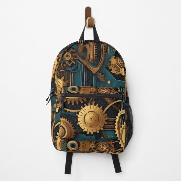 Item preview, Hunter Green & Gold Steampunk - Seamless designed and sold by GalacticLabs.