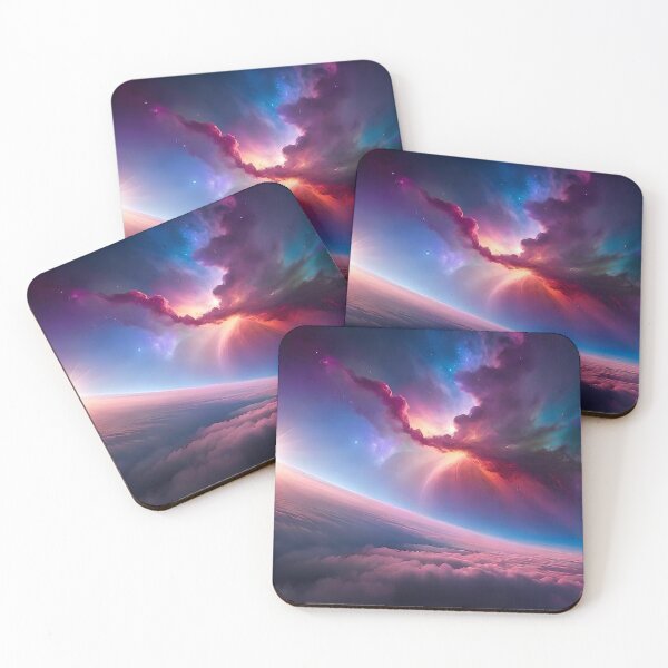 Item preview, Nebulous Canvas: Revealing the Brilliant Pinks, Blues, and Purples of a Starlit Masterpiece designed and sold by Arrene.