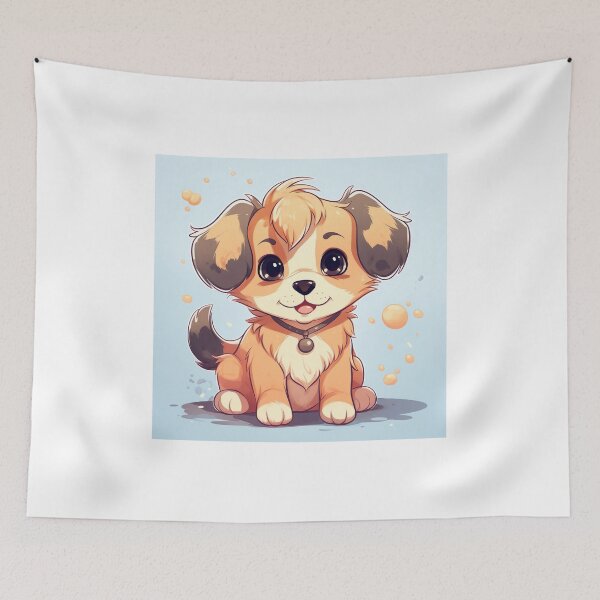 Item preview, Mischievous Little Dog - Companionship and Playful Spirit designed and sold by Neuronexia.