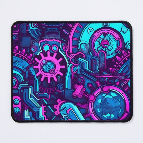 Item preview, Gears & Cogs Cyberpunk - Seamless designed and sold by GalacticLabs.