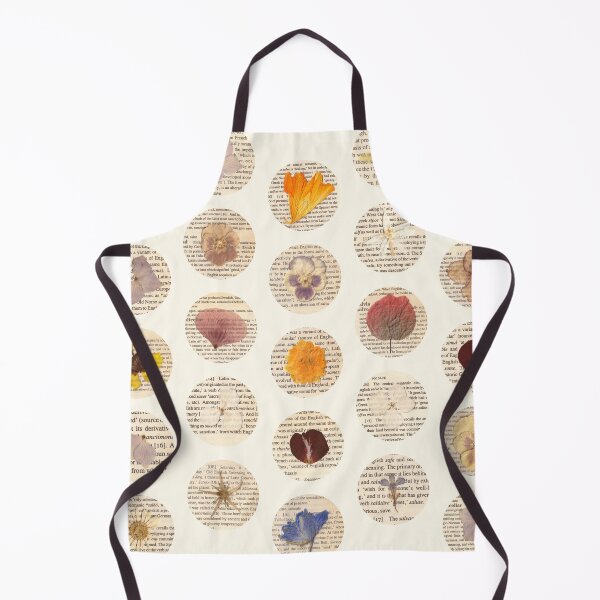 Item preview, Pressed flowers on vintage pages set A designed and sold by Julianum.