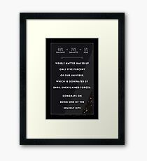 Sparkly Bits Framed Print