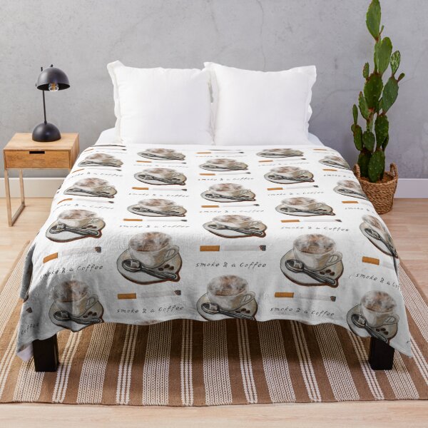 Artikelvorschau, Rauch und ein Kaffee entworfen und verkauft von mkzmerch.