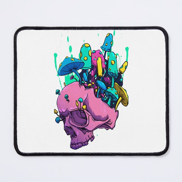 Item preview, Trippy Mushroom Skull Vibes designed and sold by PVSKI.