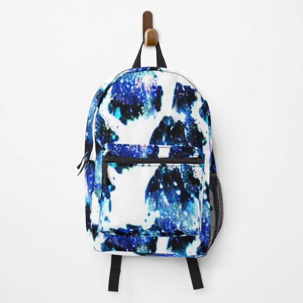 Item preview, Abstract Back and Blue Brush Strokes on White designed and sold by calibrit.