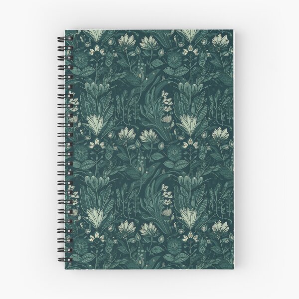 Item preview, Green floral pattern  designed and sold by florallover444.