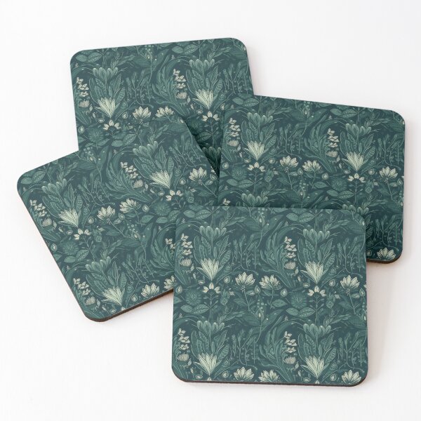 Item preview, Green floral pattern  designed and sold by florallover444.