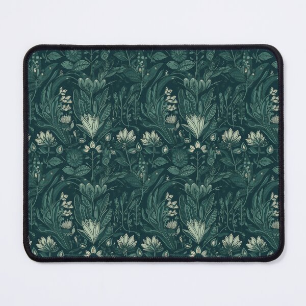 Item preview, Green floral pattern designed and sold by florallover444.