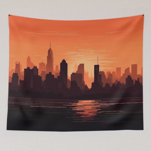 Item preview, City Skyline Sunset designed and sold by Offsite.