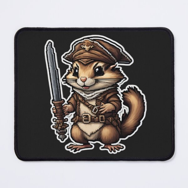 Item preview, chipmunk adventurous pirate designed and sold by ManikRaja.