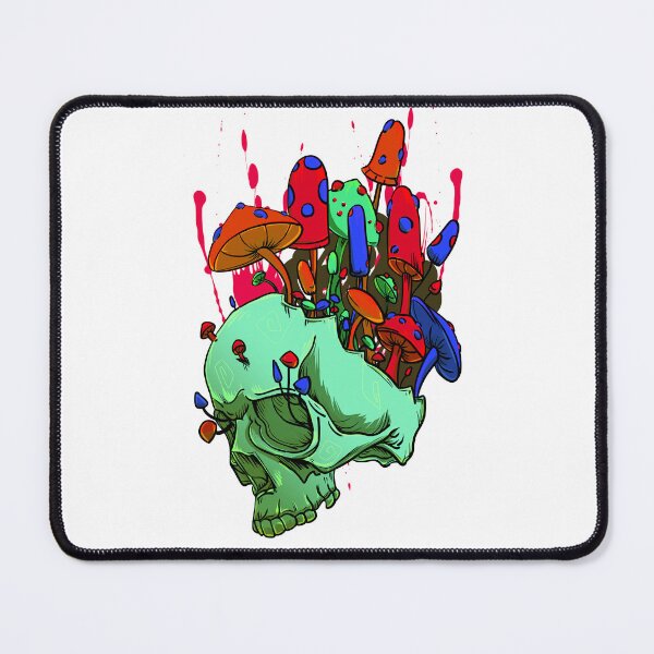 Item preview, Trippy Mushroom Skull Vibes designed and sold by PVSKI.