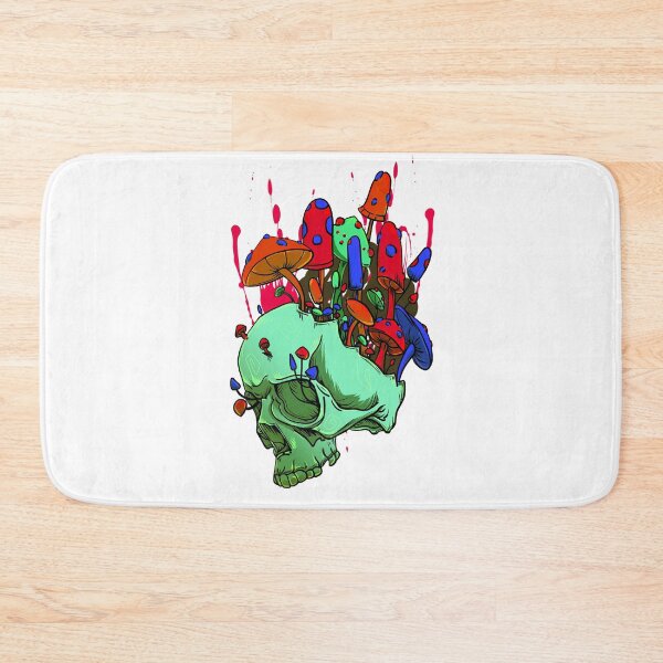 Item preview, Trippy Mushroom Skull Vibes designed and sold by PVSKI.
