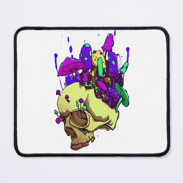 Item preview, Trippy Mushroom Skull Vibes designed and sold by PVSKI.