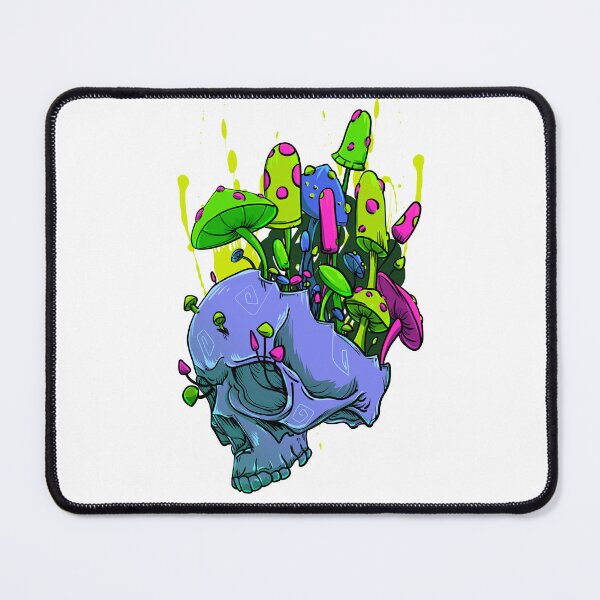 Item preview, Trippy Mushroom Skull Vibes designed and sold by PVSKI.