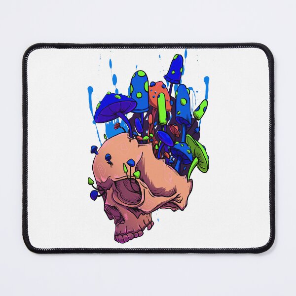 Item preview, Trippy Mushroom Skull Vibes designed and sold by PVSKI.
