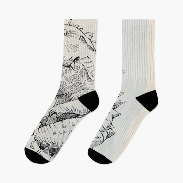 Item preview, Tyrannosaurus rex, hand-drawn style, dinosaur, boy, kid,  Mohican haircut designed and sold by SceneryStudio.