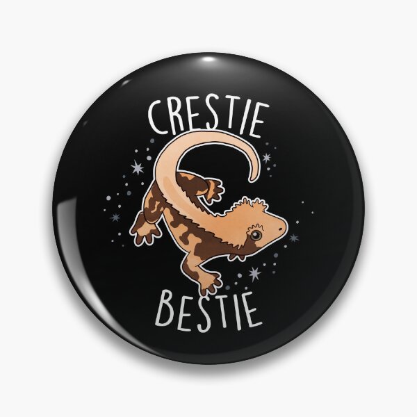 Item preview, Crested Gecko Lizard Reptile Crestie Bestie designed and sold by Clara Hollins.