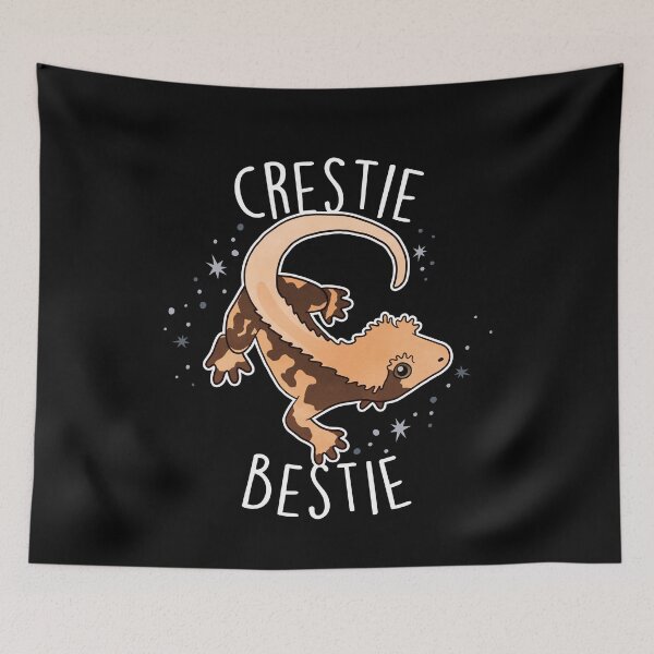 Item preview, Crested Gecko Lizard Reptile Crestie Bestie designed and sold by Clara Hollins.