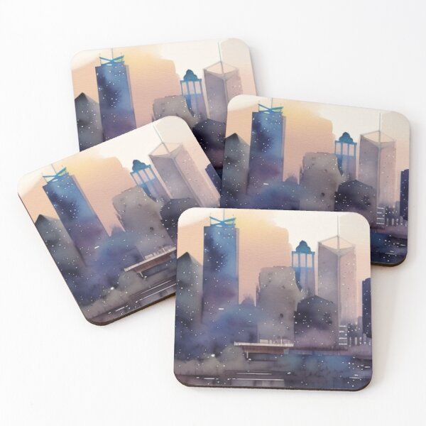Item preview, Purple Haze Over Perth Skyline designed and sold by Karen Finnegan.