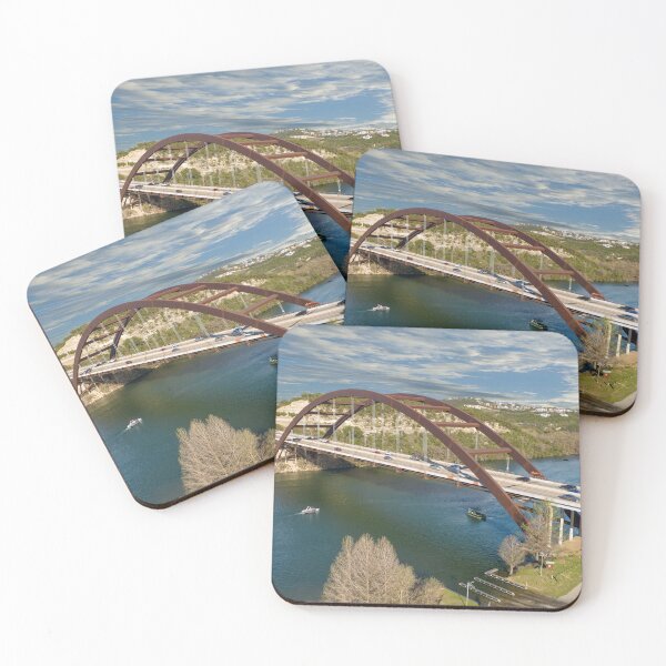 Item preview, Austin Texas Pennybacker Bridge Colorado River designed and sold by oz10.