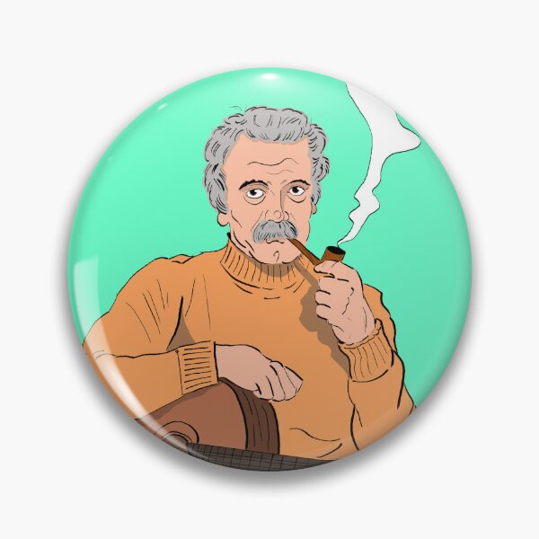 Item preview, Georges Brassens poster designed and sold by Captain Slocum.