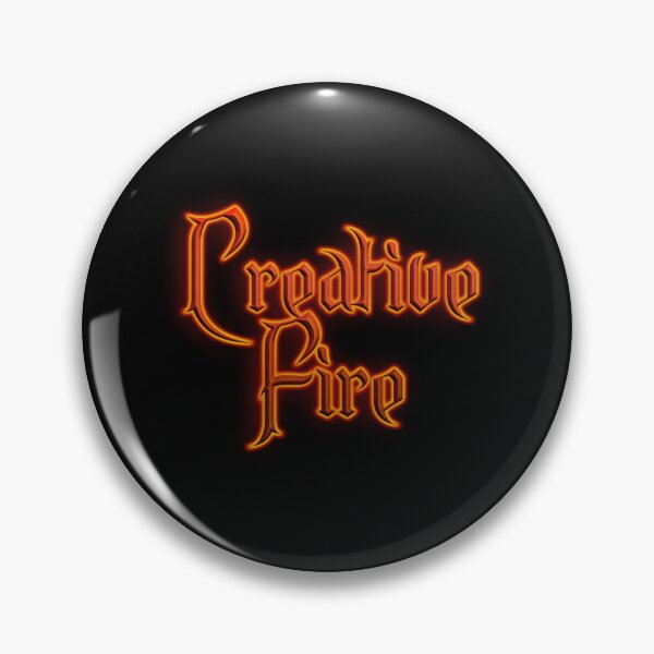 Item preview, Creative Fire (Fiery Glowing Text) designed and sold by Swabcraft.