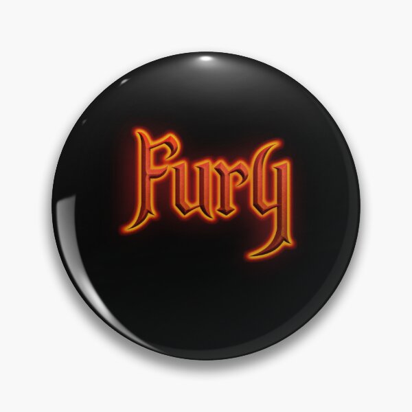 Item preview, Fury (Fiery Glowing Text) designed and sold by Swabcraft.