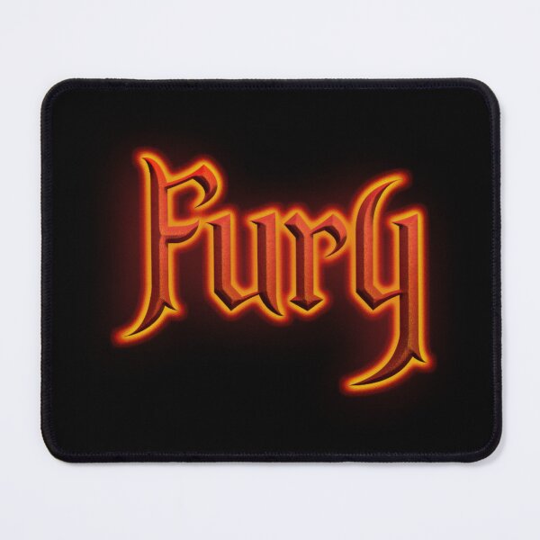 Item preview, Fury (Fiery Glowing Text) designed and sold by Swabcraft.