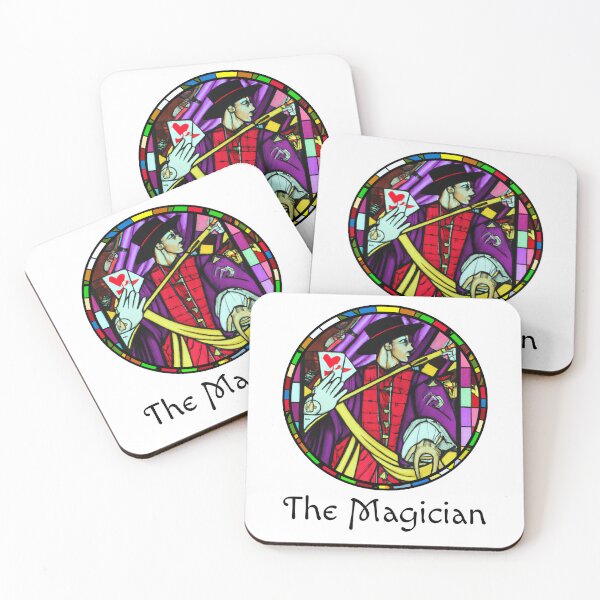 Item preview, Major Arcana The Magician - Stained Glass Design for T-shirt, stickers and other accessories designed and sold by Pixel Waite.