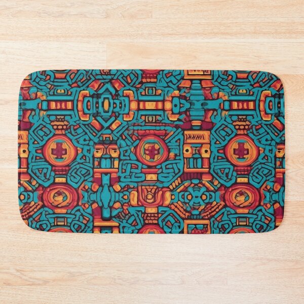 Item preview, Colourful Mayan Pattern designed and sold by ChibiKolossus.