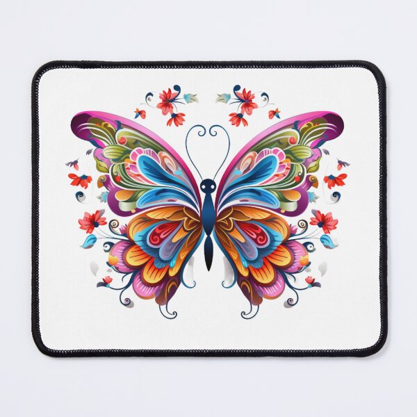 Item preview, Colorful Floral Butterfly designed and sold by BeeJoyDesign.