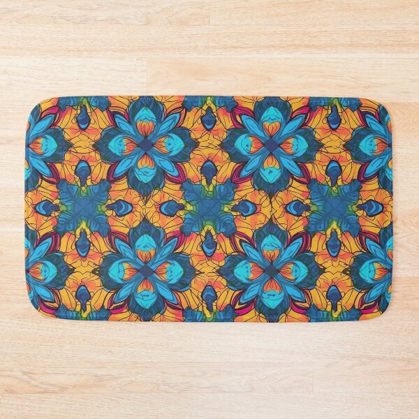 Item preview, Vibrant Flower Pattern designed and sold by ChibiKolossus.