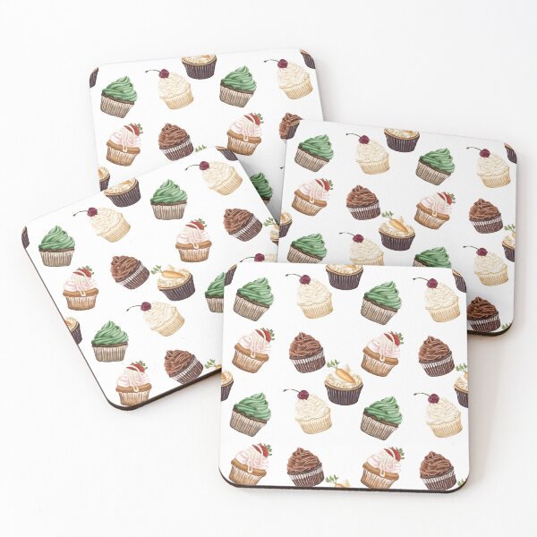 Item preview, Cupcakes Vintage Pattern designed and sold by magdalastudiodesign.