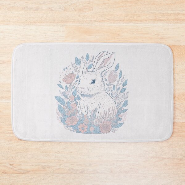 Item preview, White Bunny Cute and Gentle designed and sold by pigipeach.
