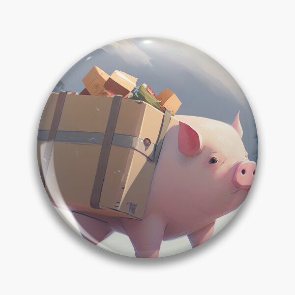 Item preview, Brave Piglet's Quest designed and sold by Wallbreaker Pig.