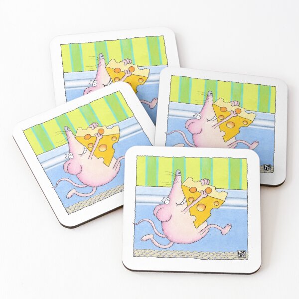 Item preview, cheeky mouse stealing cheese designed and sold by jukico.