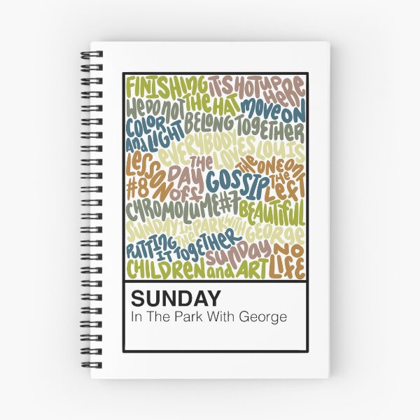 Item preview, Sunday In The Park | Color Swatch | Broadway | Sticker | Print designed and sold by hannacrowley.