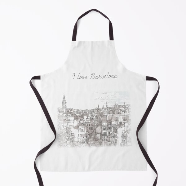 Item preview, I Love Barcelona – One Line Drawing designed and sold by Bill Makatowicz.