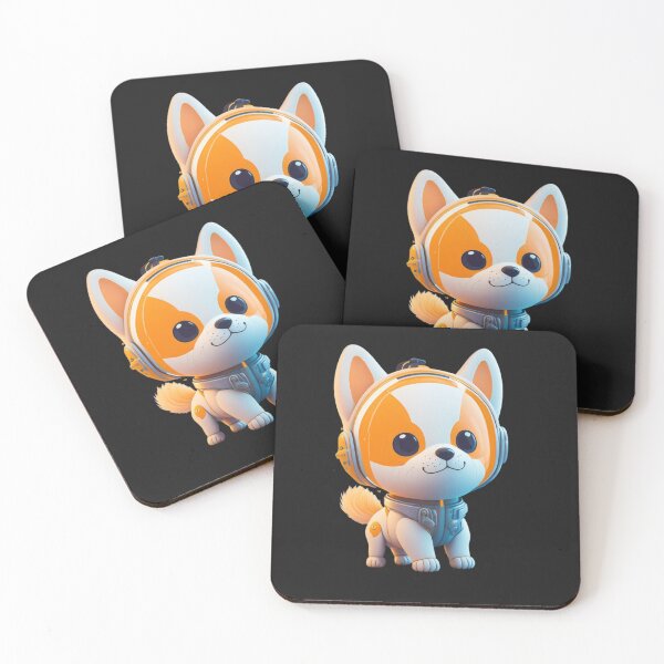 Item preview, Very Cute Cosmo the Space Dog designed and sold by ChibiArtline.