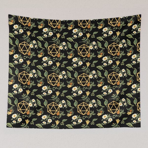 Item preview, Yellow D20 Dice of the Druid Pattern designed and sold by pixeptional.