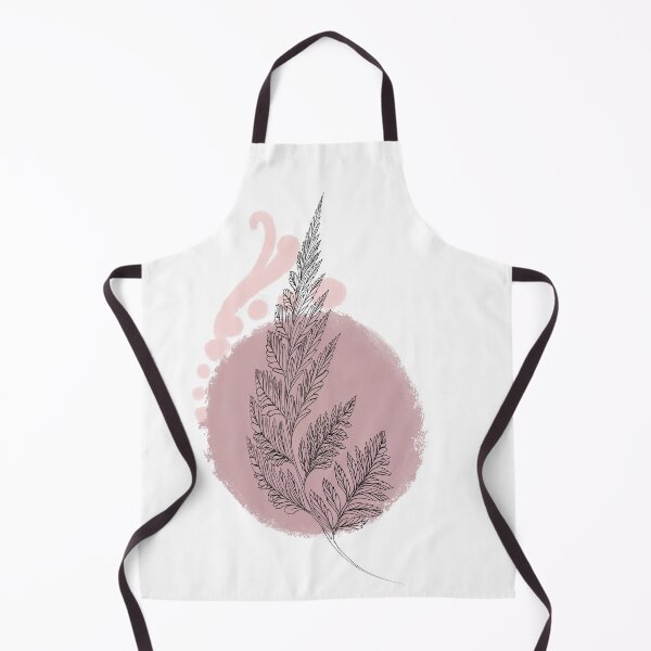 Item preview, Fern line art peach tones- Boho design designed and sold by Aesthetica-1.